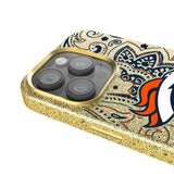 Denver Broncos Paisley Bling Phone Case for Apple iPhone