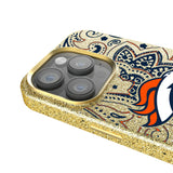 Denver Broncos Paisley Bling Phone Case for Apple iPhone