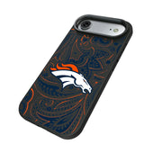 Denver Broncos Paisley Bump Phone Case for Apple iPhone