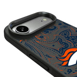 Denver Broncos Paisley Bump Phone Case for Apple iPhone