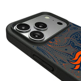 Denver Broncos Paisley Bump Phone Case for Apple iPhone