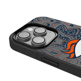 Denver Broncos Paisley Bump Phone Case for Apple iPhone