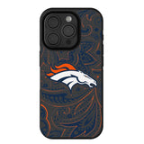 Denver Broncos Paisley Bump Phone Case for Apple iPhone