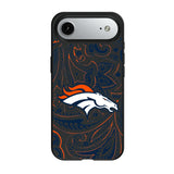 Denver Broncos Paisley MagSafe Compatible Phone Case for Apple iPhone