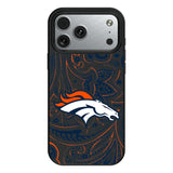 Denver Broncos Paisley MagSafe Compatible Phone Case for Apple iPhone