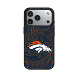 Denver Broncos Paisley MagSafe Compatible Phone Case for Apple iPhone