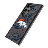 Denver Broncos Paisley MagSafe Compatible Phone Case for Samsung Galaxy