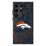 Denver Broncos Paisley MagSafe Compatible Phone Case for Samsung Galaxy