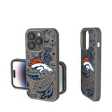 Denver Broncos Paisley Soft Touch Phone Case for Apple iPhone