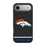 Denver Broncos Personalized EndZone Plus Bump Phone Case for Apple iPhone