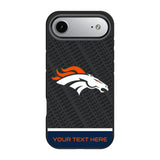 Denver Broncos Personalized EndZone Plus Bump Phone Case for Apple iPhone