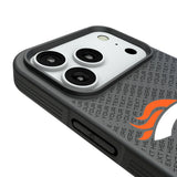 Denver Broncos Personalized EndZone Plus Bump Phone Case for Apple iPhone