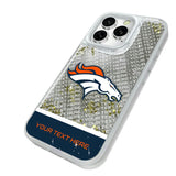 Denver Broncos Personalized EndZone Plus Glitter Phone Case for Apple iPhone