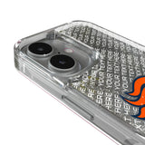 Denver Broncos Personalized EndZone Plus Glitter Phone Case for Apple iPhone