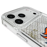 Denver Broncos Personalized EndZone Plus Glitter Phone Case for Apple iPhone