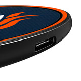 Denver Broncos Personalized Endzone Solid 15-Watt Wireless Charger