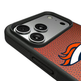 Denver Broncos Personalized Football Bump Phone Case for Apple iPhone