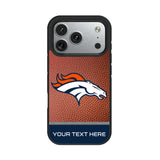 Denver Broncos Personalized Football Bump Phone Case for Apple iPhone 17 Series