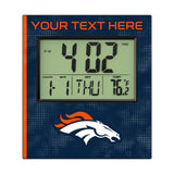 Denver Broncos Personalized Hatch Wall Clock
