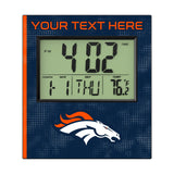 Denver Broncos Personalized Hatch Wall Clock