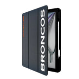 Denver Broncos Personalized Linen Tablet Case for Apple iPad