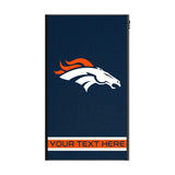 Denver Broncos Personalized Stripe 5000mAh Flat Powerbank