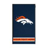Denver Broncos Personalized Stripe 5000mAh Flat Powerbank