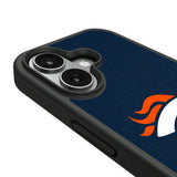 Denver Broncos Personalized Stripe Bump Phone Case for Apple iPhone