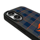 Denver Broncos Plaid MagSafe Compatible Phone Case for Apple iPhone