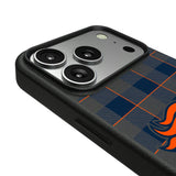 Denver Broncos Plaid MagSafe Compatible Phone Case for Apple iPhone