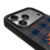 Denver Broncos Plaid MagSafe Compatible Phone Case for Apple iPhone