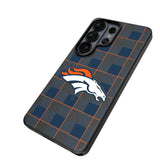 Denver Broncos Plaid MagSafe Compatible Phone Case for Samsung Galaxy 26 Series