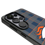 Denver Broncos Plaid MagSafe Compatible Phone Case for Samsung Galaxy 26 Series