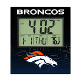 Denver Broncos Quadtile Wall Clock