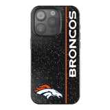 Denver Broncos Sidebar Black Bling Phone Case for Apple iPhone
