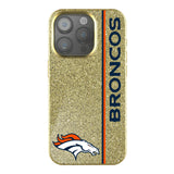 Denver Broncos Sidebar Bling Phone Case for Apple iPhone