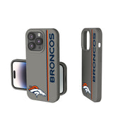 Denver Broncos Sidebar Soft Touch Phone Case for Apple iPhone