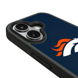 Denver Broncos Stripe Bump Phone Case for Apple iPhone
