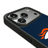Denver Broncos Stripe Bump Phone Case for Apple iPhone