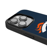 Denver Broncos Stripe Bump Phone Case for Apple iPhone