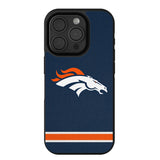 Denver Broncos Stripe Bump Phone Case for Apple iPhone
