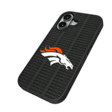 Denver Broncos Text Backdrop Bump Phone Case for Apple iPhone