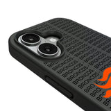 Denver Broncos Text Backdrop Bump Phone Case for Apple iPhone
