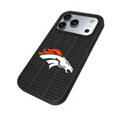 Denver Broncos Text Backdrop Bump Phone Case for Apple iPhone