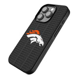Denver Broncos Text Backdrop Bump Phone Case for Apple iPhone