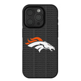 Denver Broncos Text Backdrop Bump Phone Case for Apple iPhone