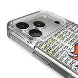 Denver Broncos Text Backdrop Glitter Phone Case for Apple iPhone