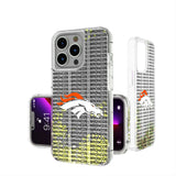 Denver Broncos Text Backdrop Glitter Phone Case for Apple iPhone
