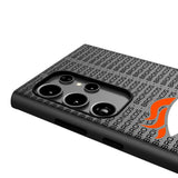 Denver Broncos Text Backdrop MagSafe Compatible Phone Case for Samsung Galaxy