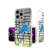 Detroit Lions Brick Glitter Phone Case for Apple iPhone